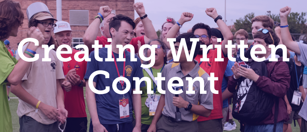 Creating Written Content