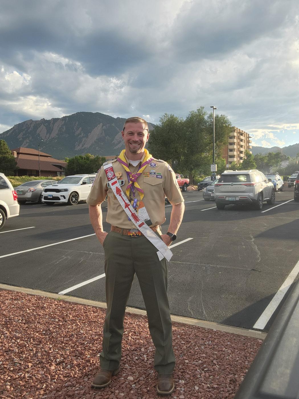 Eugene at NOAC 2024 in Boulder, CO. Eugene has served on multiple NOAC staffs and in several different roles.