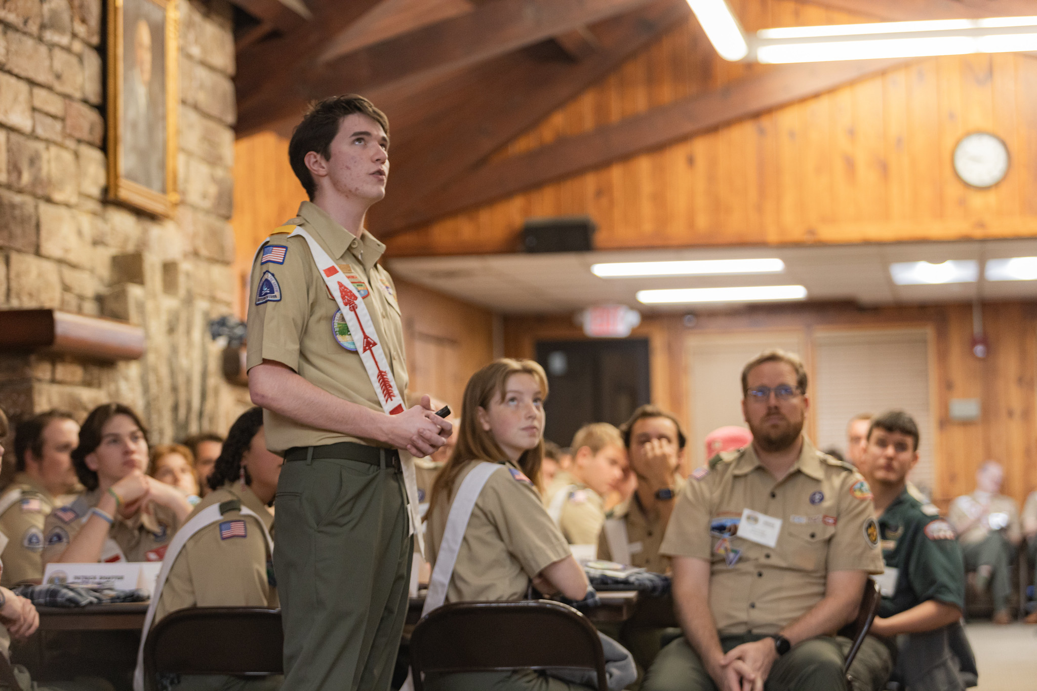 Zach leading a session at the Eastern Section Officer Seminar 