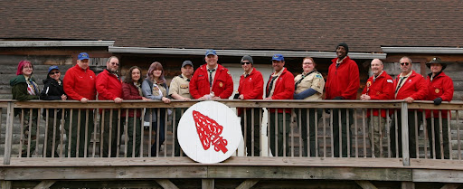 Mr. Ed Rock and Woodbadge staff, 2022.