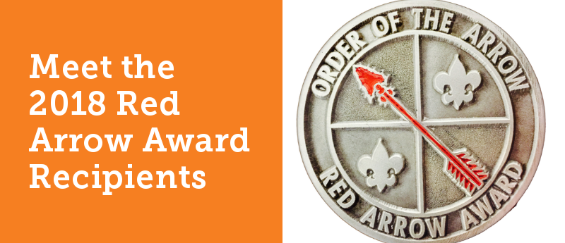 2018 Red Arrow Awards | Order of the Arrow, Scouting America