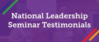 National Leadership Seminar Testimonials