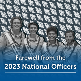 Farewell from the 2023 National Officers