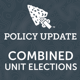 Policy Update: Combined Unit Elections