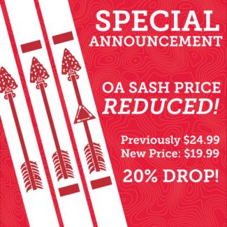 Order of the Arrow Sash Prices Reduced Article Square